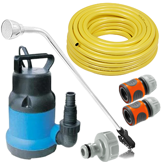 (Bild für) GIEßSET - Tauchpumpe 3500L/h inkl. Schlauch und Gießstab