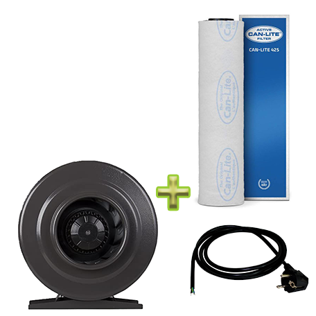 SafeLine Belüftungsset Inline-Fan 125mm/430m³