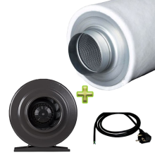SafeLine Belüftungsset Inline-Fan 250mm/1200m³