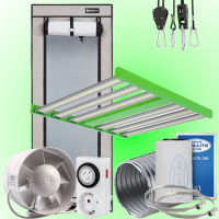 (Bild für) LED GROWBOX SET AQ60+ - 60x60x160cm - ECO FORCE 300W 