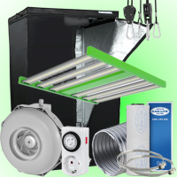 (Bild für) LED GROWBOX SET HL100 - 100x100x200cm - ECO FORCE 300W 