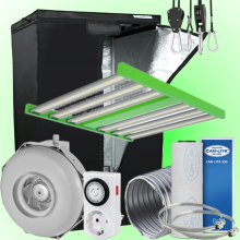 (Bild für) LED GROWBOX SET HL100 - 100x100x200cm - ECO FORCE 300W
