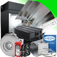 (Bild für) GROWBOX SET HL120L 2x 600Watt 240x120x200cm-ANALOG
