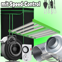 (Bild für) LED GROWBOX SET "SPEED" - 100x100x200cm - ECO FORCE 300W 
