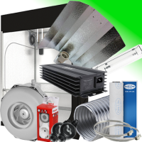 (Bild für) GROWBOX SET DS120 600Watt 120x120x198cm-ANALOG