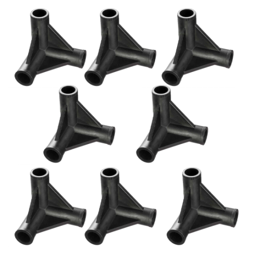 (Bild für) HomeLab 3-Weg Verbinder 8 Stück (16mm)