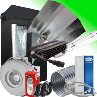 GROWBOX SET "ALL IN ONE" HS120 600Watt 120x120x200cm-ANALOG (Bild für) GROWBOX SET "ALL IN ONE" HS120 600Watt 120x120x200cm-ANALOG