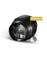 (Bild für) Max Fan AC Ventilator 3-STUFEN -alle Größen- (360m³ bis 910m³)