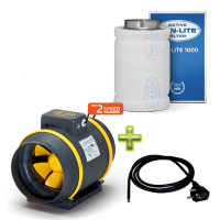 (Bild für) Can-Fan Max Fan Pro AC Belüftungsset 200mm/1220m³ - 2-Stufen