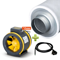 (Bild für) Can-Fan Max Fan Pro AC Belüftungsset 250mm/1660m³ - 2-Stufen