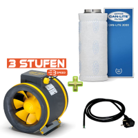(Bild für) Can-Fan Max Fan Pro AC Belüftungsset 315mm/3180m³ - 3-Stufen