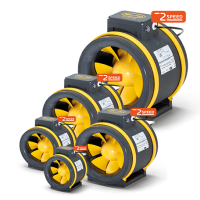(Bild für) Max Fan Pro AC Lüfter 2-STUFEN -alle Größen- (615m³ bis 1660m³)