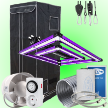 (Bild für) LED GROWBOX SET PT60 - 60x60x160cm - LUMATEK Attis 200W Pro