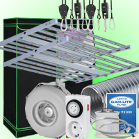 LED GROWBOX SET GP240 - 240x120x200cm - 2xsunLIGHT 1000W (Bild für) LED GROWBOX SET GP240 - 240x120x200cm - 2xsunLIGHT 1000W
