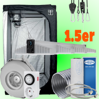 (Bild für) LED GROWBOX SET CULTI80 80x80x160 - Sanlight EVO4 (80) 265W - 1.5