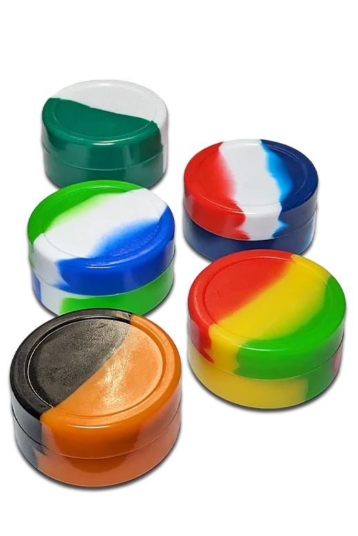 Silikon Container Rund - diverse Farben