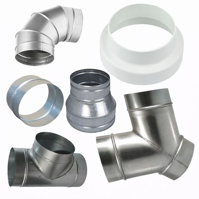 (Bild für) Abluft-Formteile & Verbindungsstücke