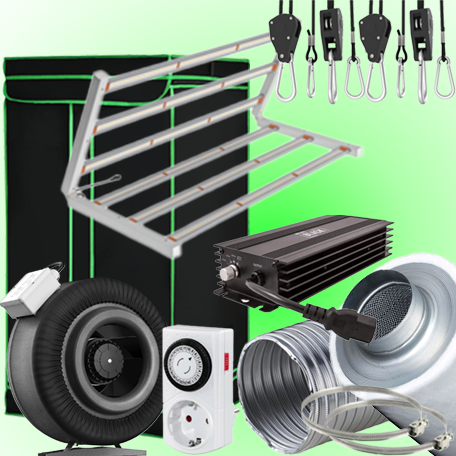 (Bild für) LED GROWBOX SET GP120 - 120x120x200cm - Pioneer 720W 