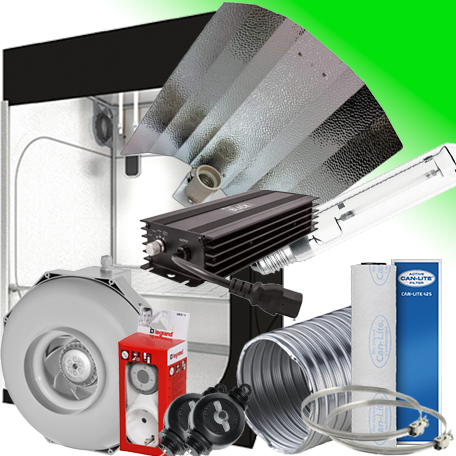 (Bild für) GROWBOX SET DR120 600Watt 120x120x200cm-DIGITAL