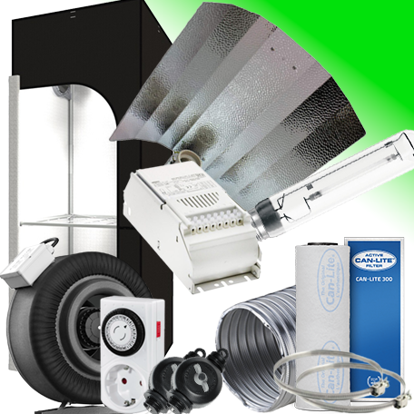 (Bild für) GROWBOX SET GP80 250Watt 80x80x160cm-ANALOG